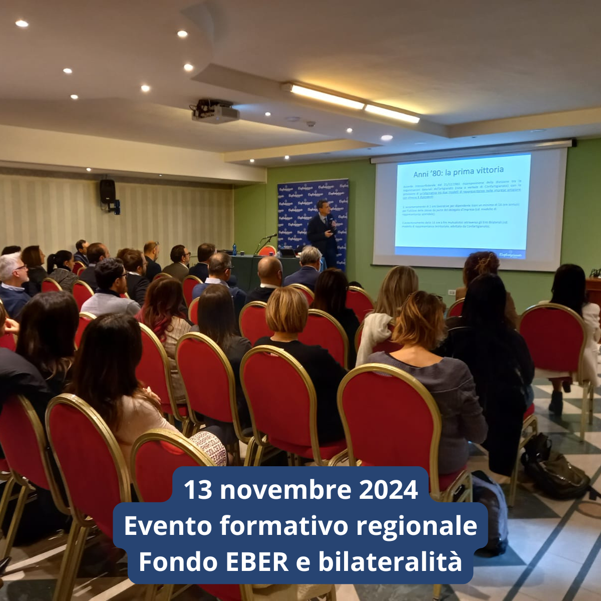 evento formativo di Confartigianato Emilia-Romagna sul tema della bilateralità fondo eber bologna 13 novembre 2024