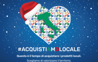 Natale Confartigianato campagna Acquistiamo locale 2024 quadrato made in italy